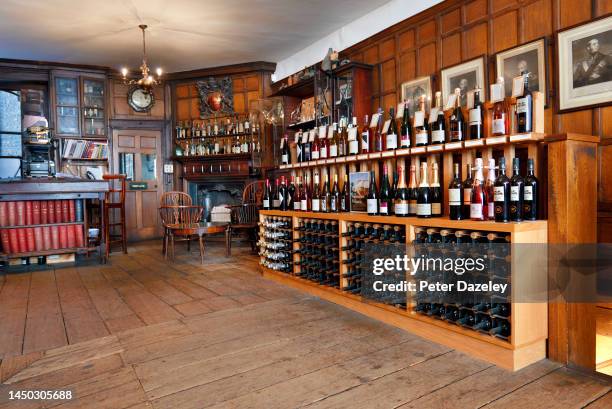 View of the shop at Berry Bros. & Rudd on July 29,2015 in London, England. Berry Bros. & Rudd is Britain's oldest family-run wine and spirits...