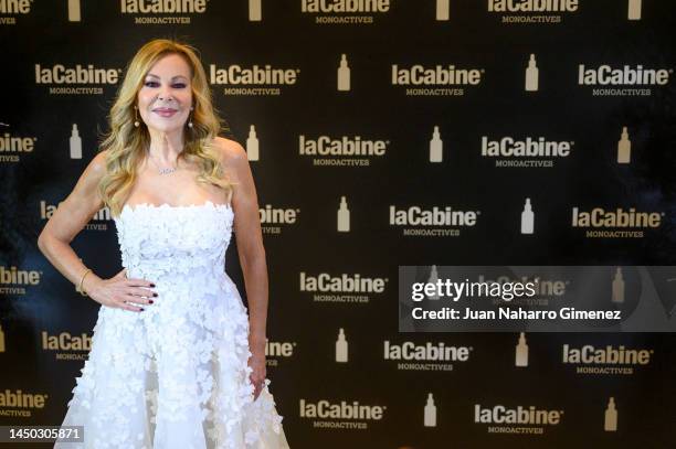 Ana Obregon presents "LaCabine" at Hotel Westin Palace on December 19, 2022 in Madrid, Spain.