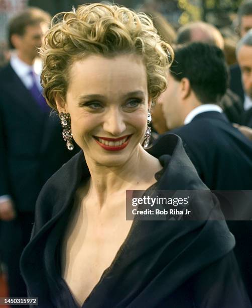 Kristin Scott Thomas at the Academy Awards, March 23 1997 in Los Angeles, California.
