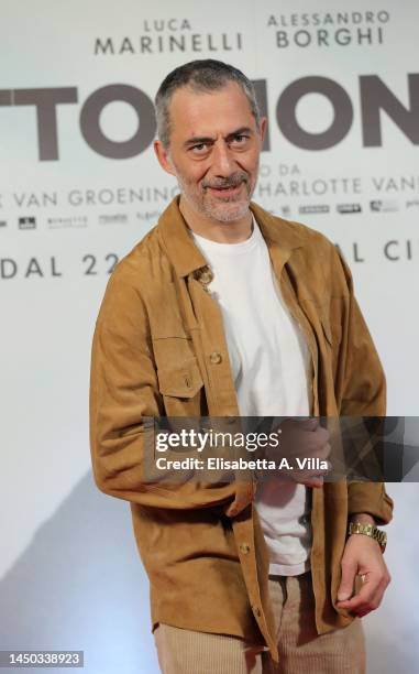 Filippo Timi attends “Le Otto Montagne” Photocall at The Space Moderno Cinema on December 19, 2022 in Rome, Italy.