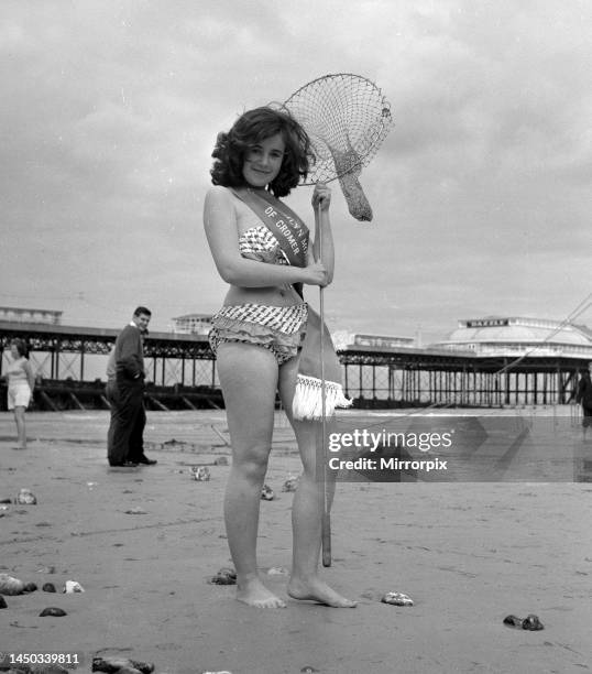 Beauty contest winner at Cromer, UK. 26th July 1959.