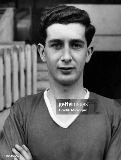 Manchester United wing-half Freddie Goodwin. November 1958.