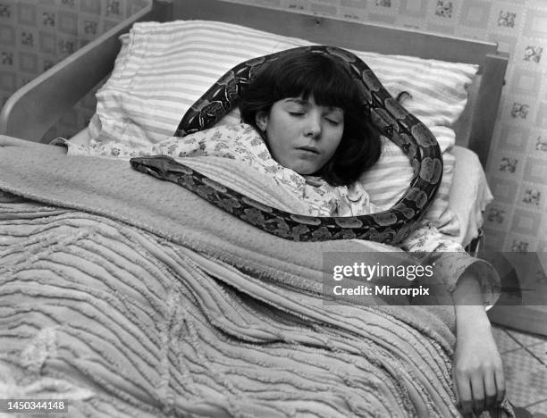 Boa constrictor Eve certainly has a crush on eleven year old Margaret Dolan. So much so that Margaret's parents have to keep a strong look-out when...