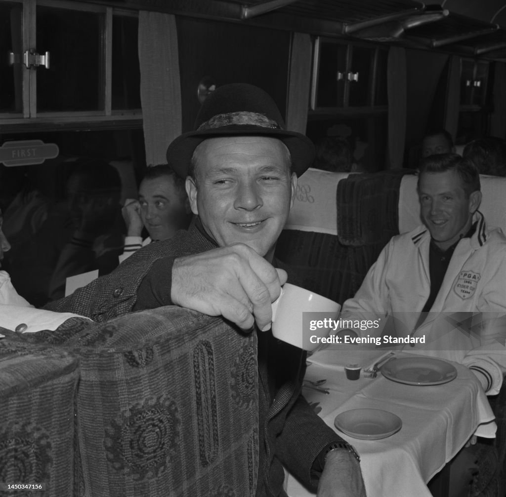 American Ryder Cup Team On Train