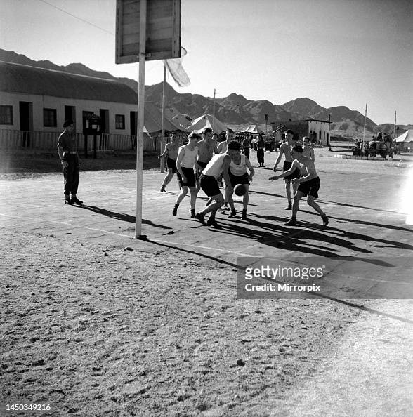 British soldiers enjoy some time off in Aqaba, Jordan. March 1952. News ...