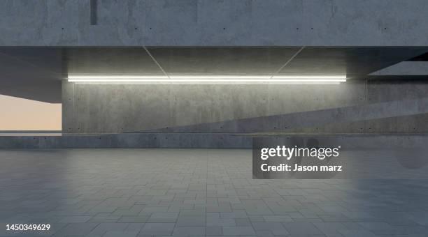 art museum building at night - open city bildbanksfoton och bilder