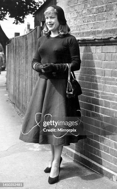 Roberta Cowell at Croydon court, four years after a sex change. Roberta was formerly Robert Cowell, fighter pilot, speedway racer and father of two....