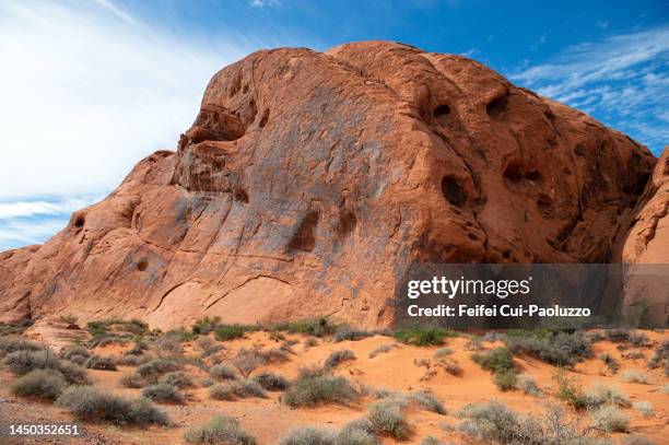 aztec sandstone at valley of fire state park clark - aztec print stock pictures, royalty-free photos & images