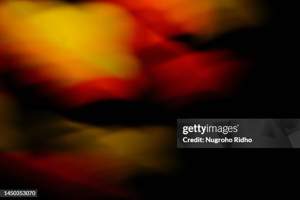 motion blured of fire flame create unique abstract - flaming torch stock pictures, royalty-free photos & images