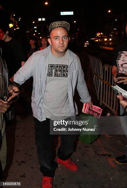 Kosha Dillz visits Sutra on May 22, 2012 in New York City.