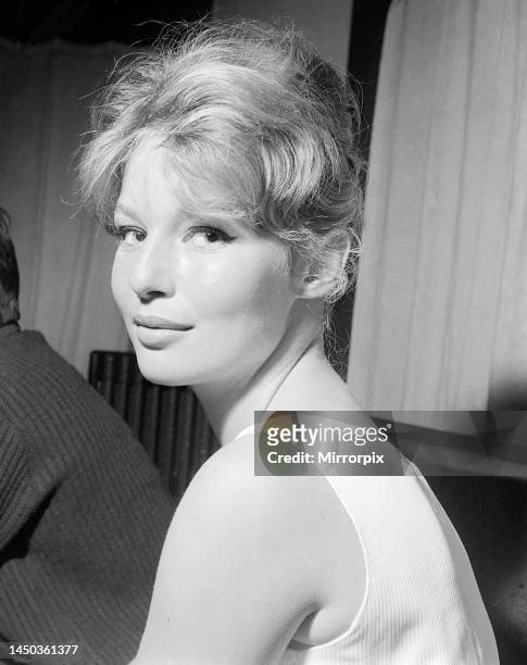 Actress Annette Vadim at the Cannes Film Festival. May 1958.
