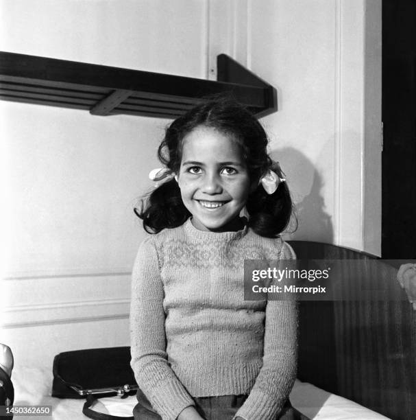 Young immigrant from Tristan Da Cunha in the Caribbean travels to Britain. November 1952.