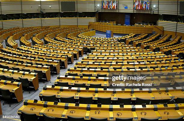 european parliament - parlamento europeo foto e immagini stock