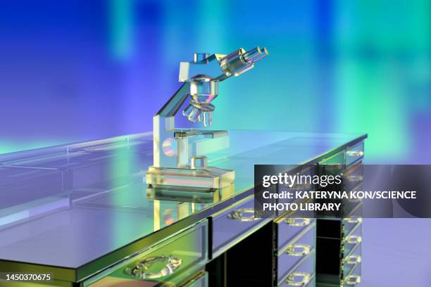 Optometry Table Microscope 1,648 Microscope Table Stock Photos, High-Res Pictures, and Images ...
