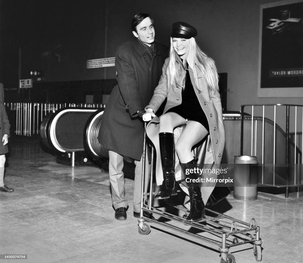 Miss World, alias Eva Rueber-Staier - Miss Austria 20, arrived back ...