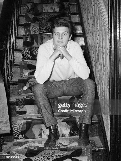 Pete Best, former Beatles drummer, at home in Hymans Green, Liverpool in 1965.