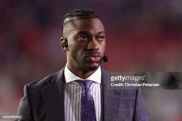 Television personality and former NFL athlete Robert Griffin III during the NFL game at State Farm Stadium on December 12, 2022 in Glendale, Arizona....