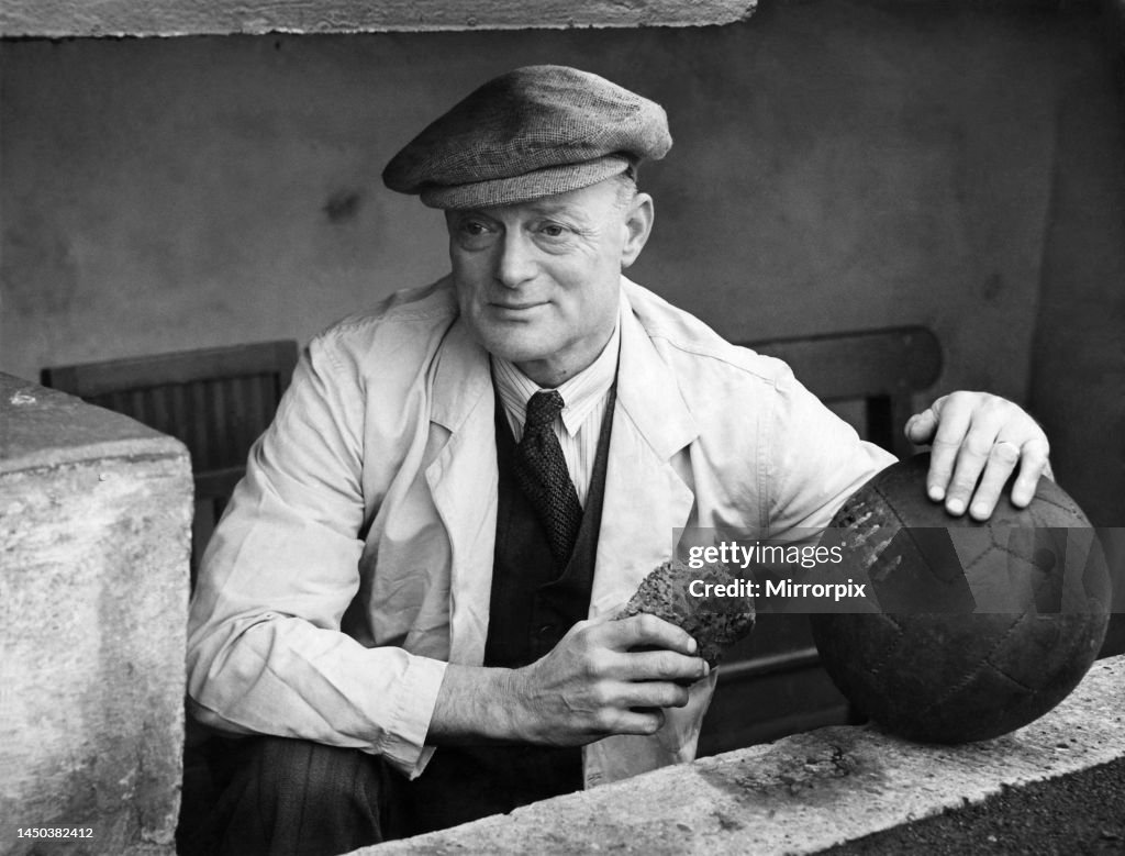 Jimmy Seddon the assistant trainer of Liverpool football club April 1953