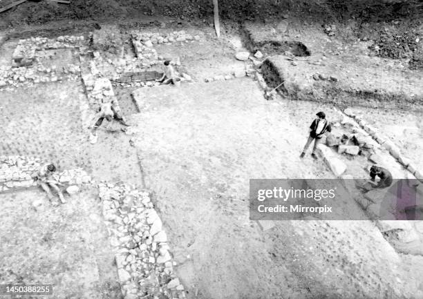 Archaeological dig at the former Sudeley castle, Griff, Nuneaton. It belonged to the Sudeley Family who also owned Sudeley Castle in Gloucester. 23rd...