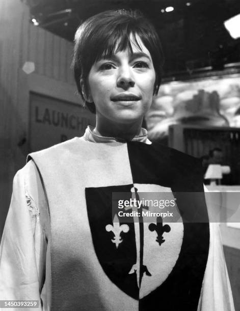 Actress Jackie Lane who plays Dodo, a companion of the Doctor, in the long-running BBC science fiction television series Doctor Who. 18th February...