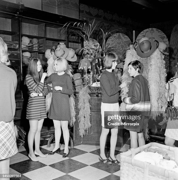 Biba Boutique in London. 29th June 1966.