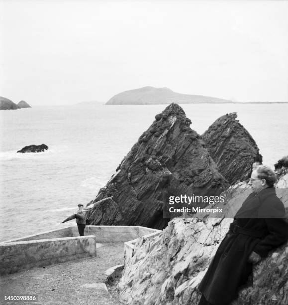 Great Blasket Island, Off The Dingle Peninsula, Co. Kerry, Ireland. January 1953.