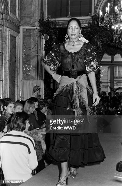 Yves Saint Laurent Spring-Summer 1977 Haute Couture Runway