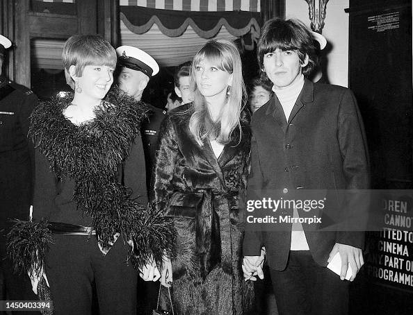Cilla Black with Pattie Boyd and George Harrison Cilla Black with Pattie Boyd and George Harrison