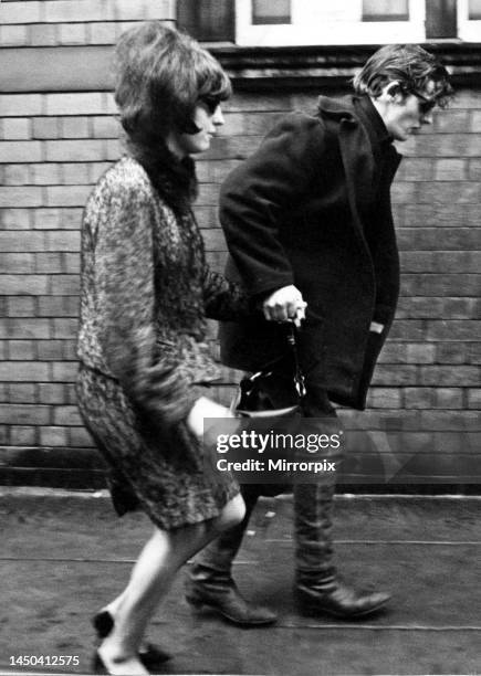 Mr and Mrs David Smith, chief prosecution witnesses in the Moorland murder trials. 6th May 1966.