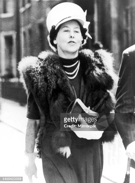 Mrs. Gladys Davy Phillips leaving the West London Police Court after the trial of Neville Heath, who was hung for murdering two young women in the...