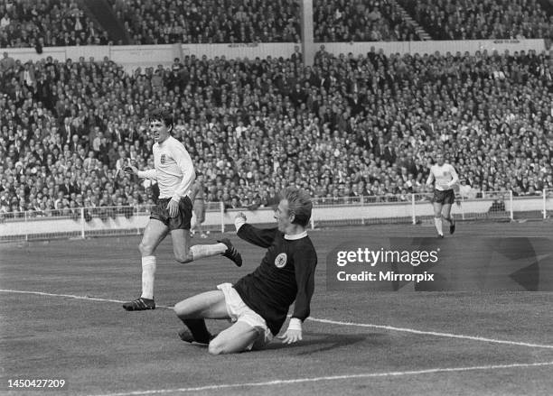 Scotland versus England at Wembley. 15th May 1967.