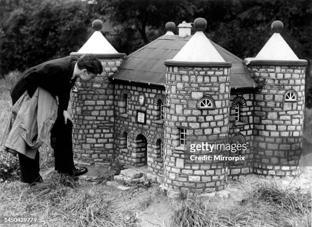 The stone built model castle, created by German prisoners of war at Wylam in 1946, It's future was in the balance as villagers wanted to preserve it...