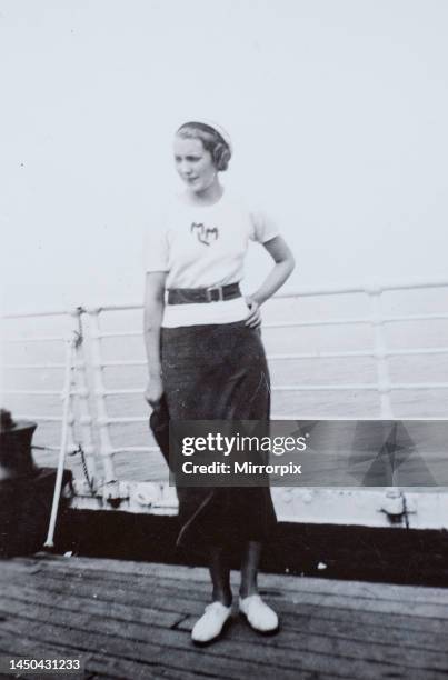 President Donald Trump's mother, Mary Anne MacLeod, in 1934.