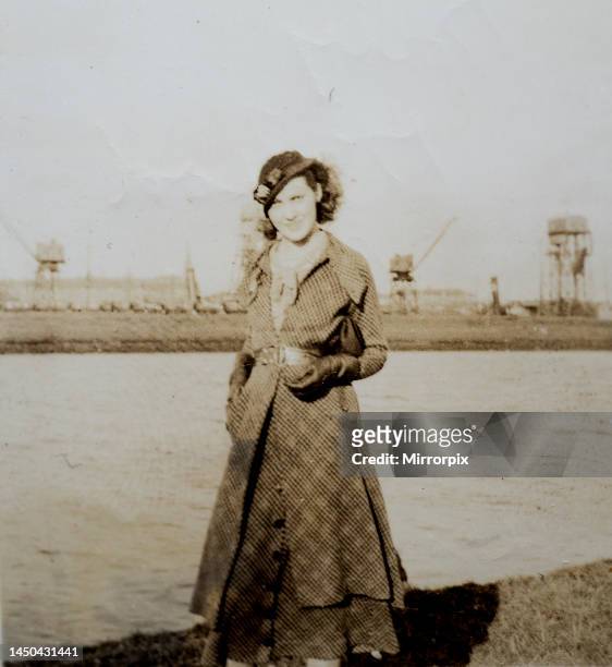 President Donald Trump's mother, Mary Anne MacLeod, at Clydebank in Scotland in 1934.