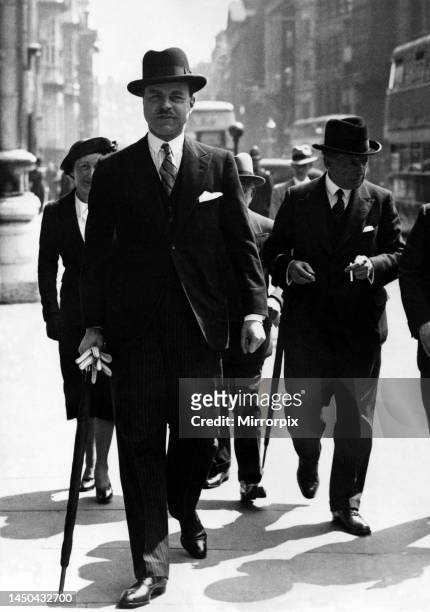 Mr Ernest Simpson, ex-husband of Wallis Simpson who divorced him to marry the Duke of Windsor, formerly King Edward VIIIUnknown date.