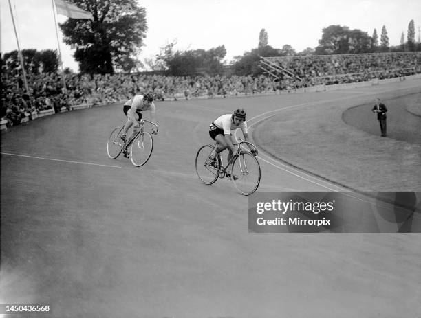 Cycling at Herne Hill, London Olympics 1948. 4th August 1948.