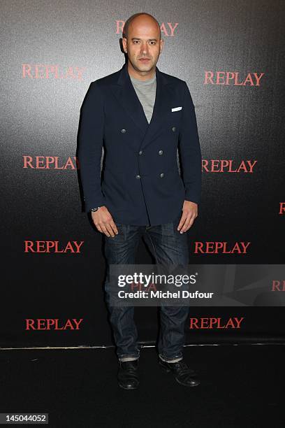 Matteo Sinigaglia attends the Replay & Simple Minds Concert at Hotel Martinez on May 22, 2012 in Cannes, France.