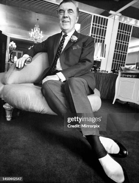 Norman Hartnell, Fashion Designer in Mayfair. July 1965.