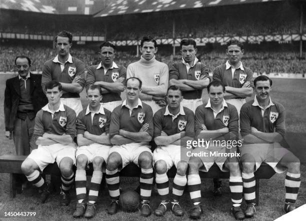 International Football Friendly match at Goodison Park, Liverpool. Ireland defeat England 0-2 becoming the first foreign team to defeat England on...