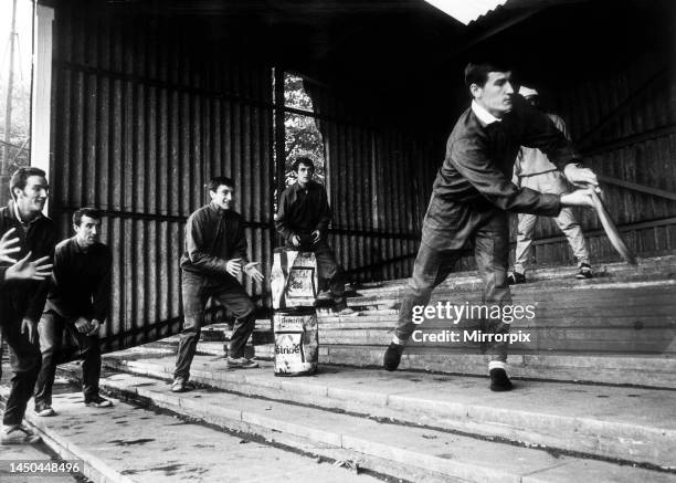 Rochdale Football Club playing cricket , September 1968.