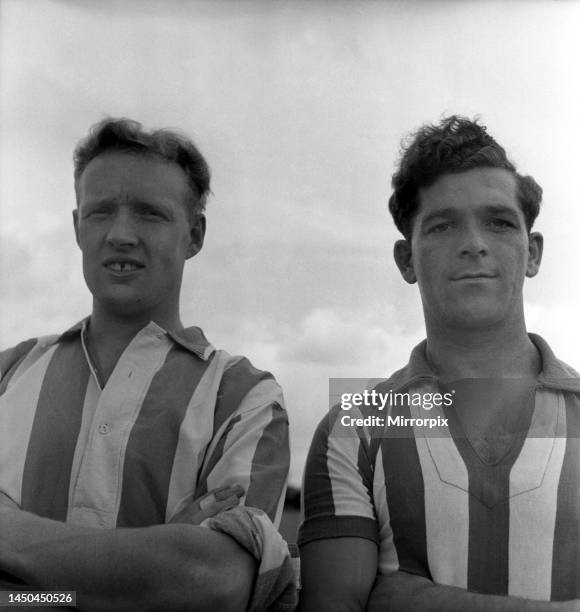 Southampton FC's Ted Ballard and Jack Gregory.