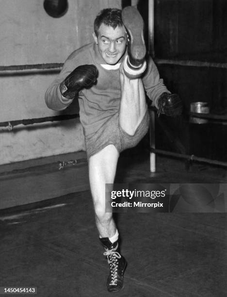 Flyweight boxer Johnny Caldwell who fights Frankie Jones for his British Flyweight Championship at Belfast on Saturday, pictured at his final...