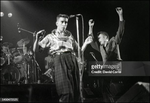 The Specials performing at The Rainbow in London on 1 May 1980.