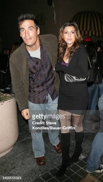 Discala and Jamie-Lynn Sigler are seen on January 15, 2005 in Los Angeles, California.