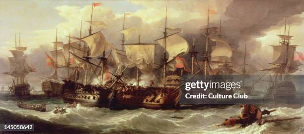 Battle of Cape St.Vincent, 14 February 1797, c.1850