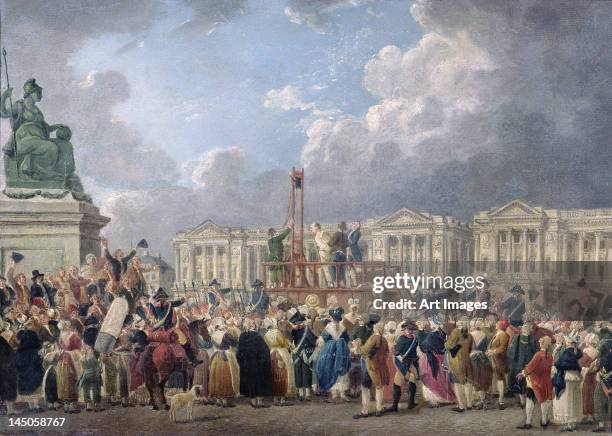 An Execution, Place de la Revolution, between August 1793 and June 1794