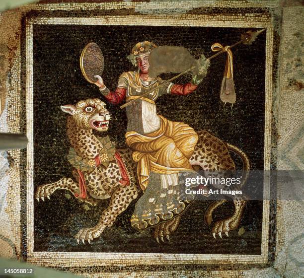 Mosaic of Dionysus riding a Leopard c.180 AD