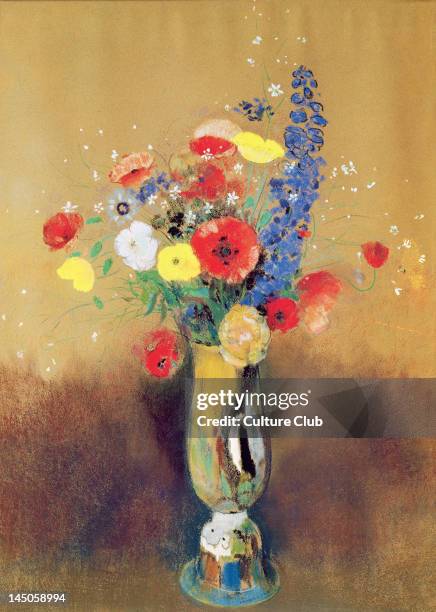 Wild flowers in a Long-necked Vase, c.1912