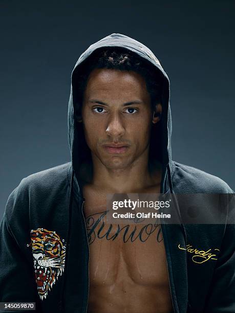 Footballer Jermaine Jones is photographed on January 14, 2008 in Dusseldorf, Germany.