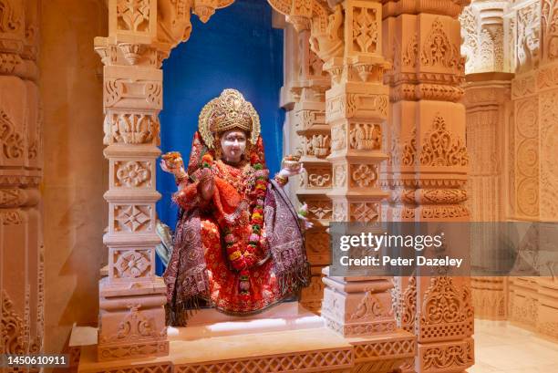 Interior view of the Shree Sanatan Hindu Mandir on December 9,2015 in London, England.